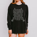 Laws Are Threats long sleeve graphic shirt featuring Bud Cubby Anti-Establishment Quote