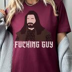 Nandor Fucking Guy graphic shirt featuring What We Do in the Shadows Vampire