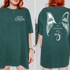 We Could Have Been Us graphic shirt featuring Good Omens Ineffable Wings
