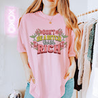 Don’t Be a Bitch, Eat the Rich graphic shirt featuring Floral Anti-Capitalist