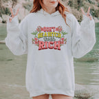 Don’t Be a Bitch, Eat the Rich graphic hoodie featuring Floral Anti-Capitalist