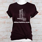 Embrace Traditional Values graphic shirt featuring Guillotine Anti-Capitalist