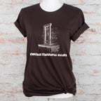 Embrace Traditional Values graphic shirt featuring Guillotine Anti-Capitalist