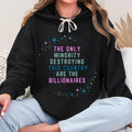 The Only Minority Destroying This Country Are the graphic hoodie in Black