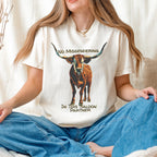 No Misgendering in This Saloon graphic shirt featuring Queer Western Longhorn in White