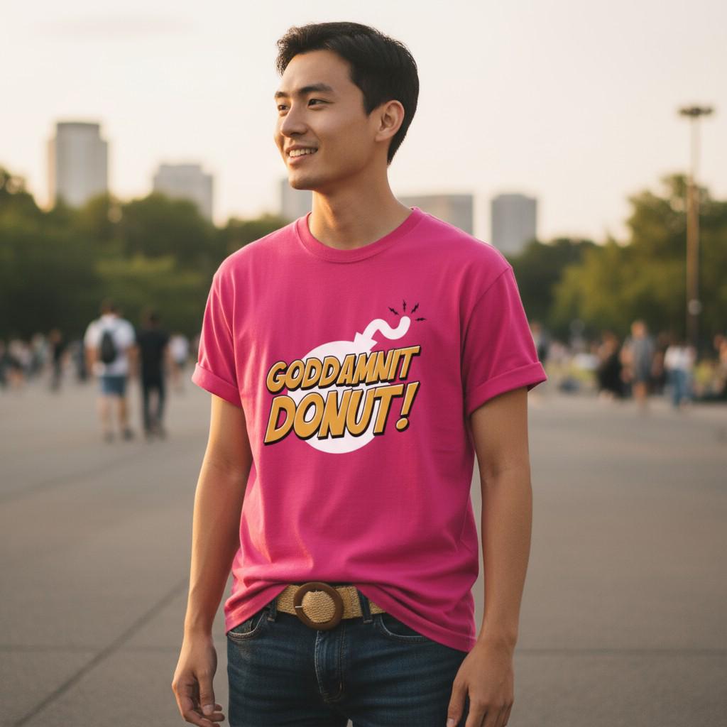 Goddamnit Donut! graphic shirt featuring Dungeon Crawler Carl Fan