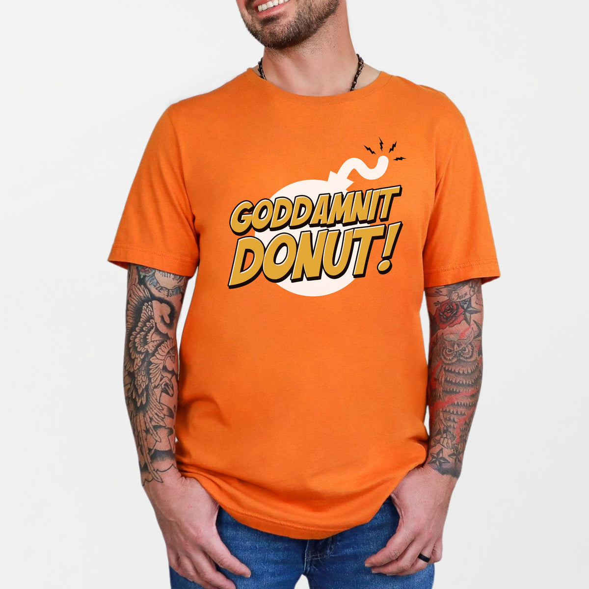 Goddamnit Donut! graphic shirt featuring Dungeon Crawler Carl Fan