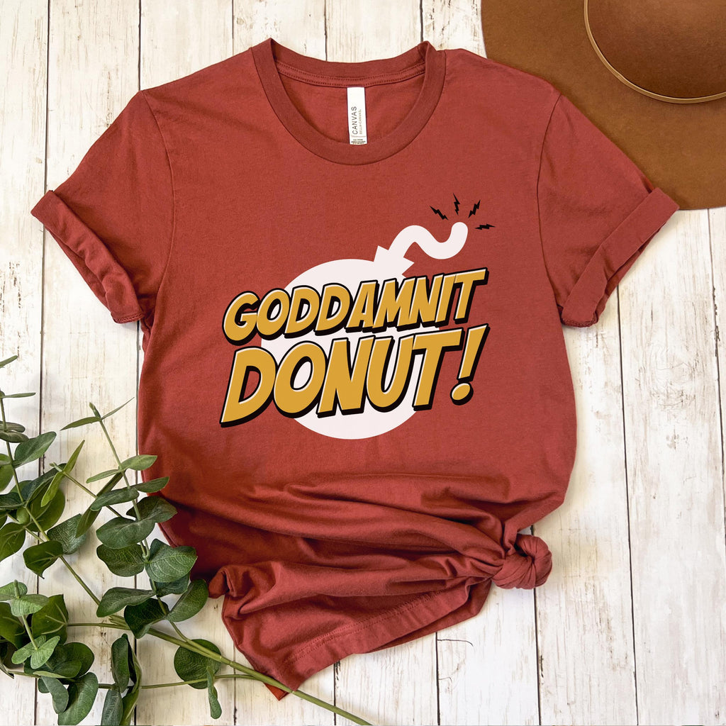 Goddamnit Donut! graphic shirt featuring Dungeon Crawler Carl Fan