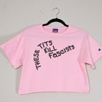 These Tits Kill Fascists graphic shirt featuring Feminist Anti-Fascist