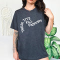 These Tits Kill Fascists graphic shirt featuring Feminist Anti-Fascist