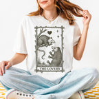 Product photo of The Lovers Possum Tarot T-shirt