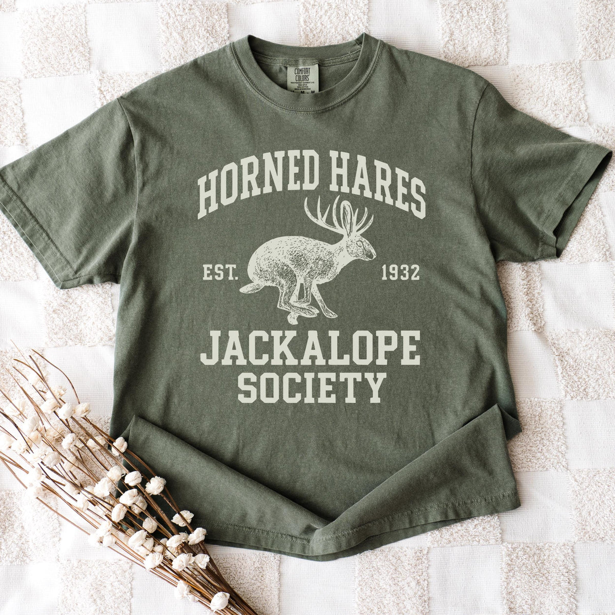 Additional photo of Horned Hares Jackalope Society T-shirt