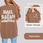 Additional photo of Be Nice — Hail Satan T-shirt