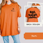 Additional photo of Be Nice — Hail Satan T-shirt