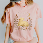 Additional photo of Moonlit Lamb & Wildflowers T-shirt