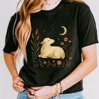 Additional photo of Moonlit Lamb & Wildflowers T-shirt
