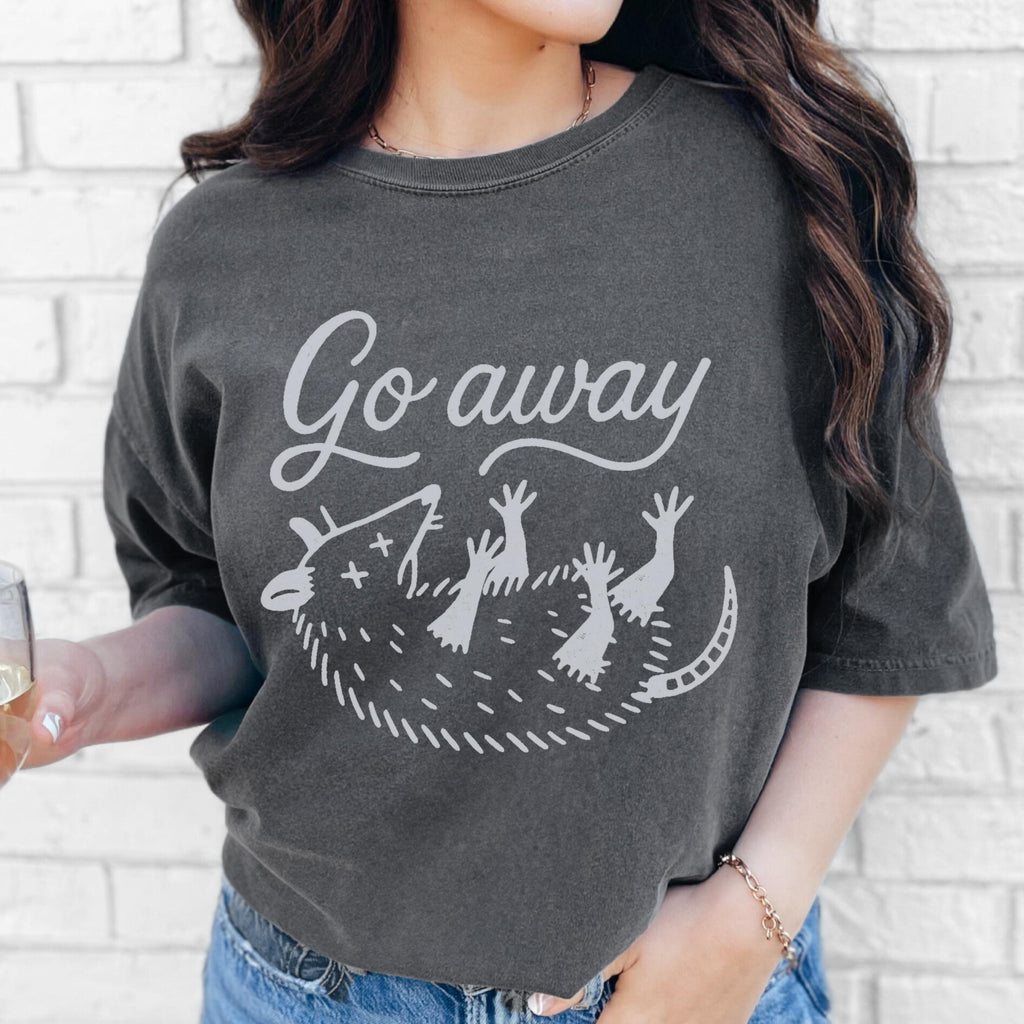 Additional photo of Go Away Possum T-shirt