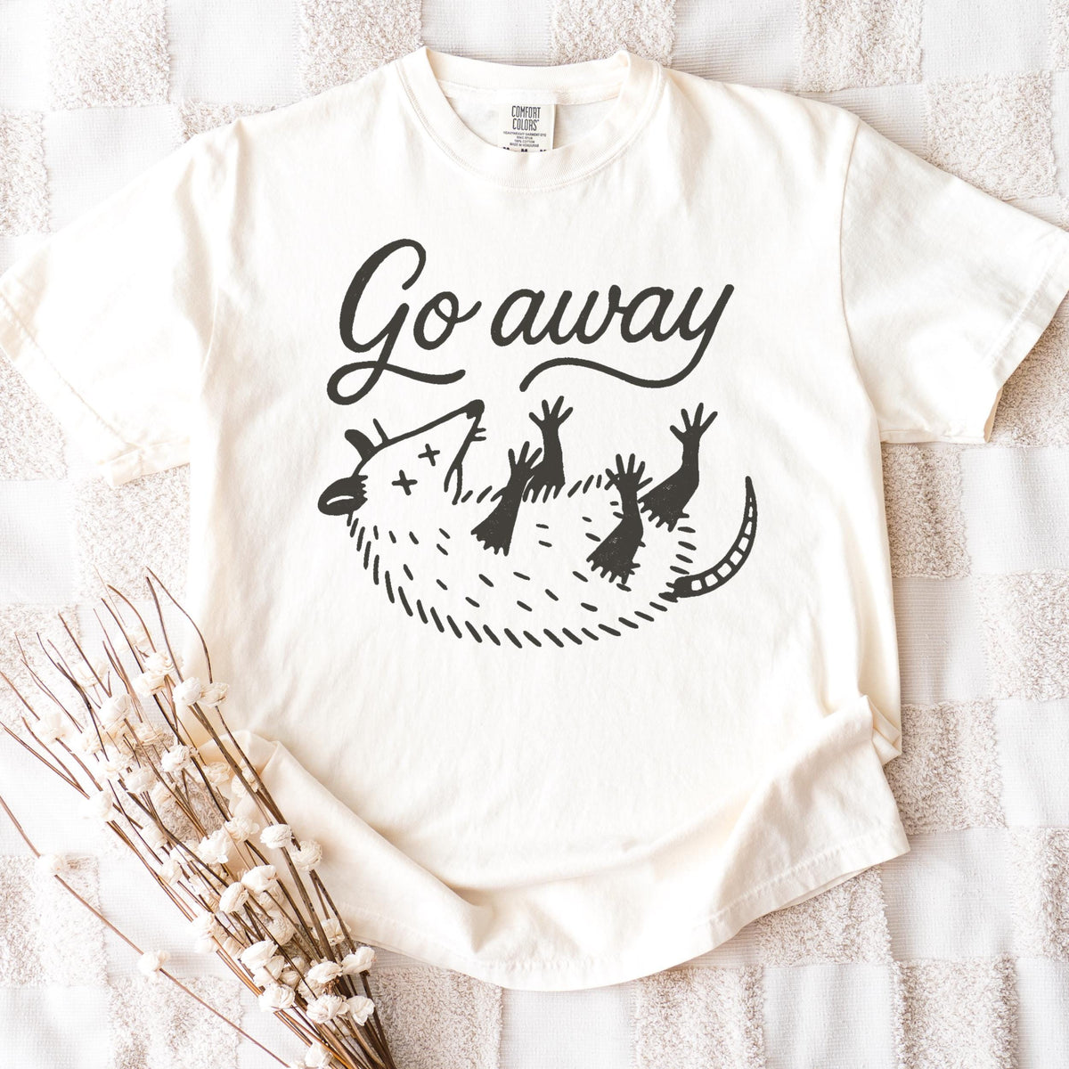 Additional photo of Go Away Possum T-shirt