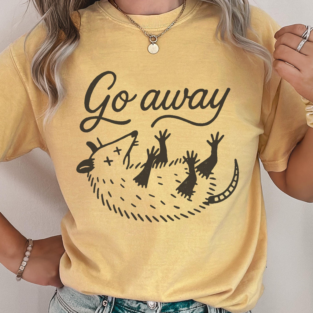 Product photo of Go Away Possum T-shirt