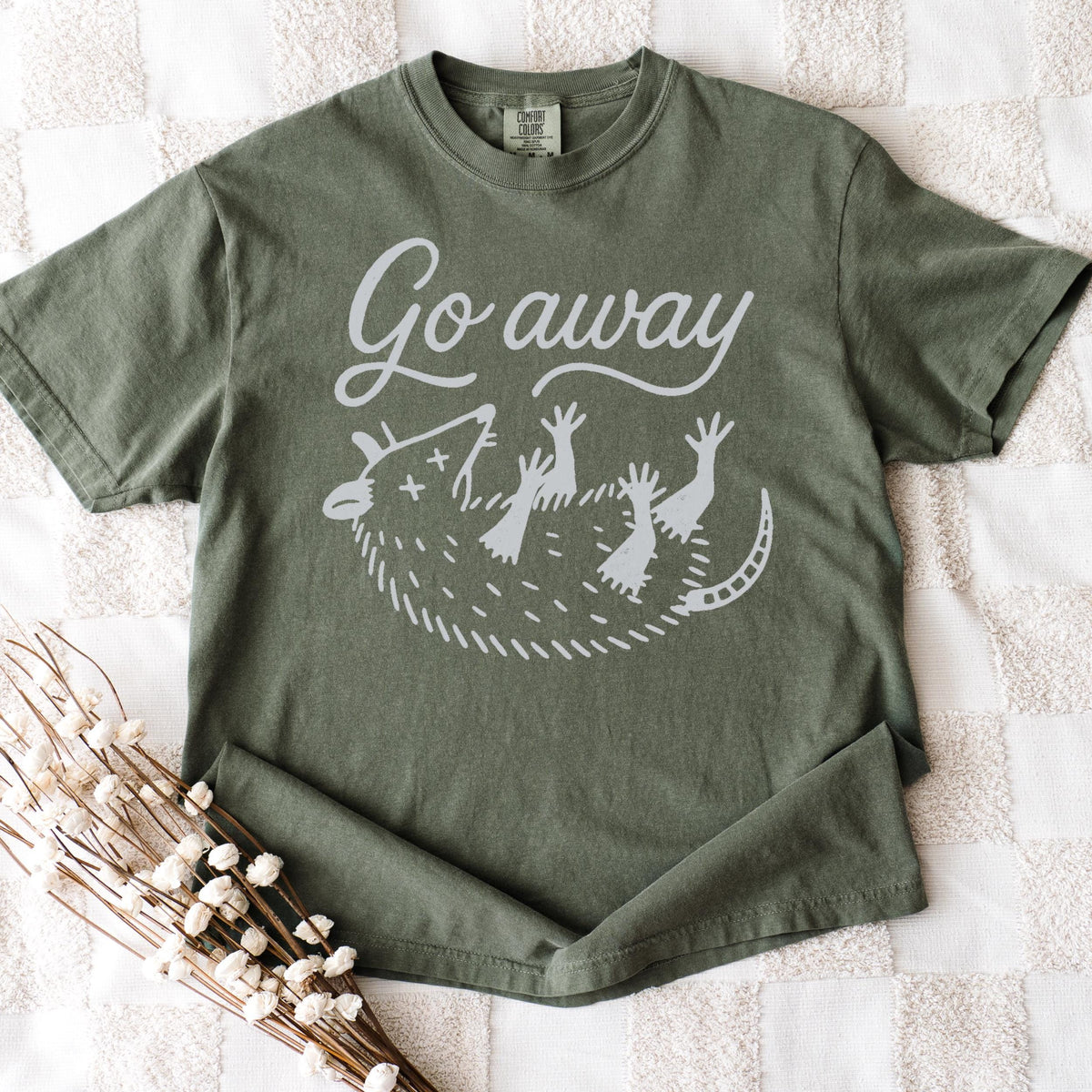 Additional photo of Go Away Possum T-shirt