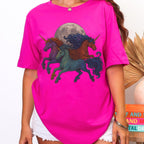 Additional photo of Moonlit Unicorn Herd T-shirt