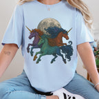 Additional photo of Moonlit Unicorn Herd T-shirt