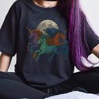 Additional photo of Moonlit Unicorn Herd T-shirt