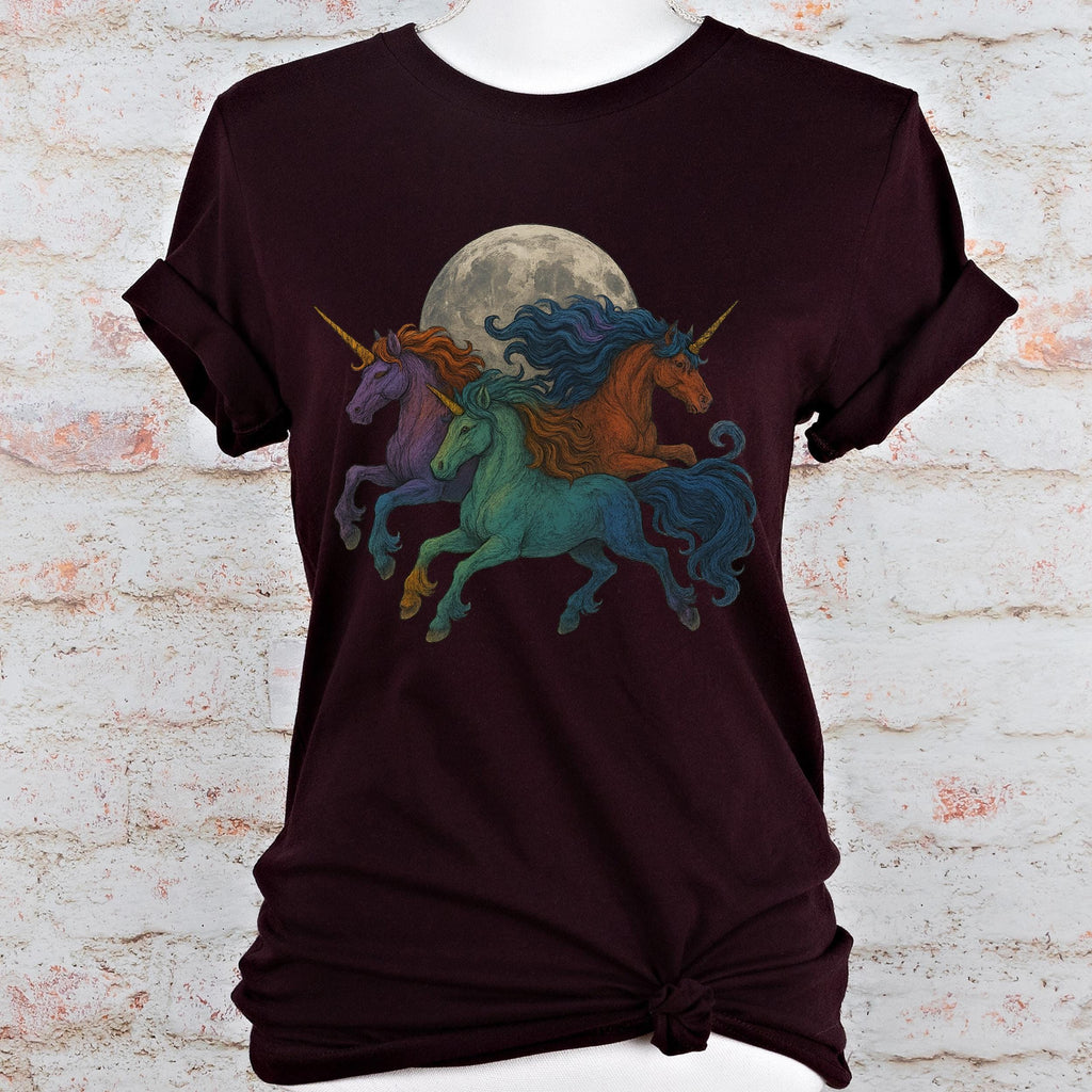 Additional photo of Moonlit Unicorn Herd T-shirt