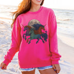 Product photo of Moonlit Unicorn Herd sweatshirt