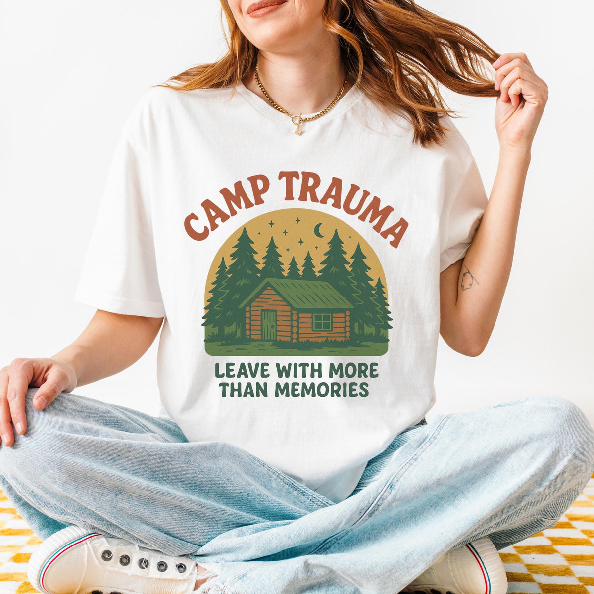 Additional photo of Camp Trauma — Leave With More Than Memories T-shirt