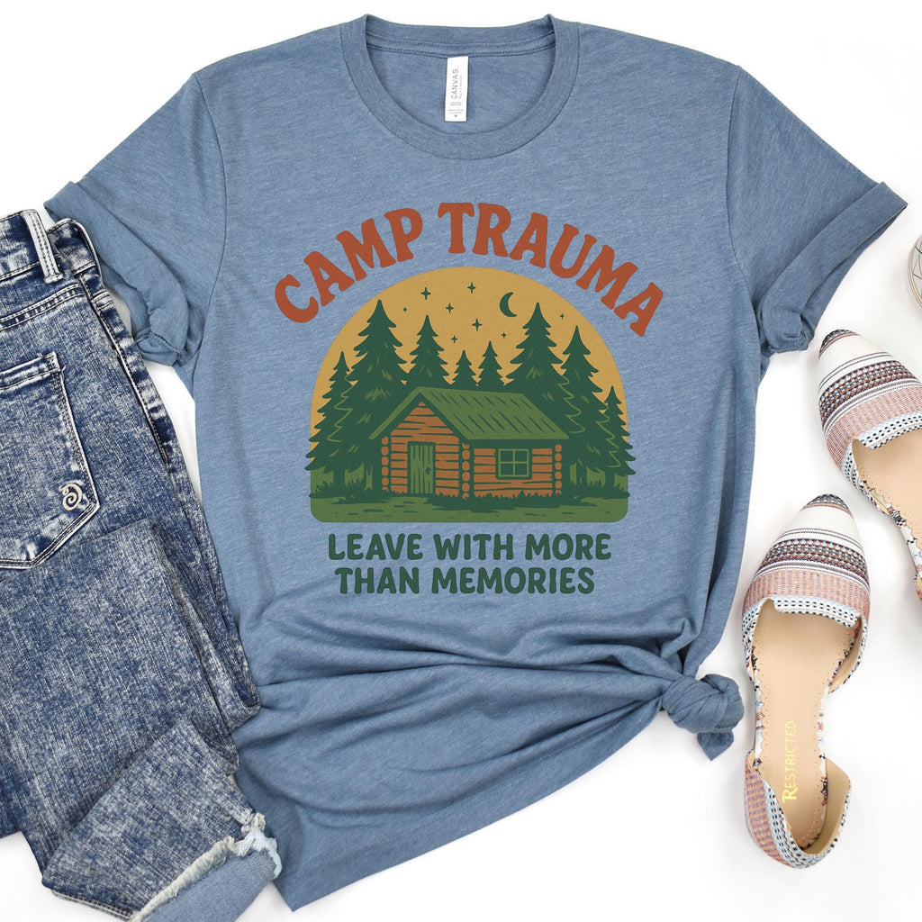 Additional photo of Camp Trauma — Leave With More Than Memories T-shirt