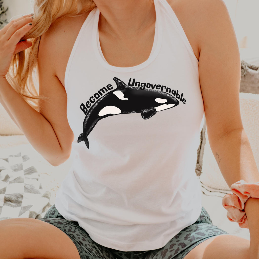 Additional photo of Become Ungovernable Orca tank top