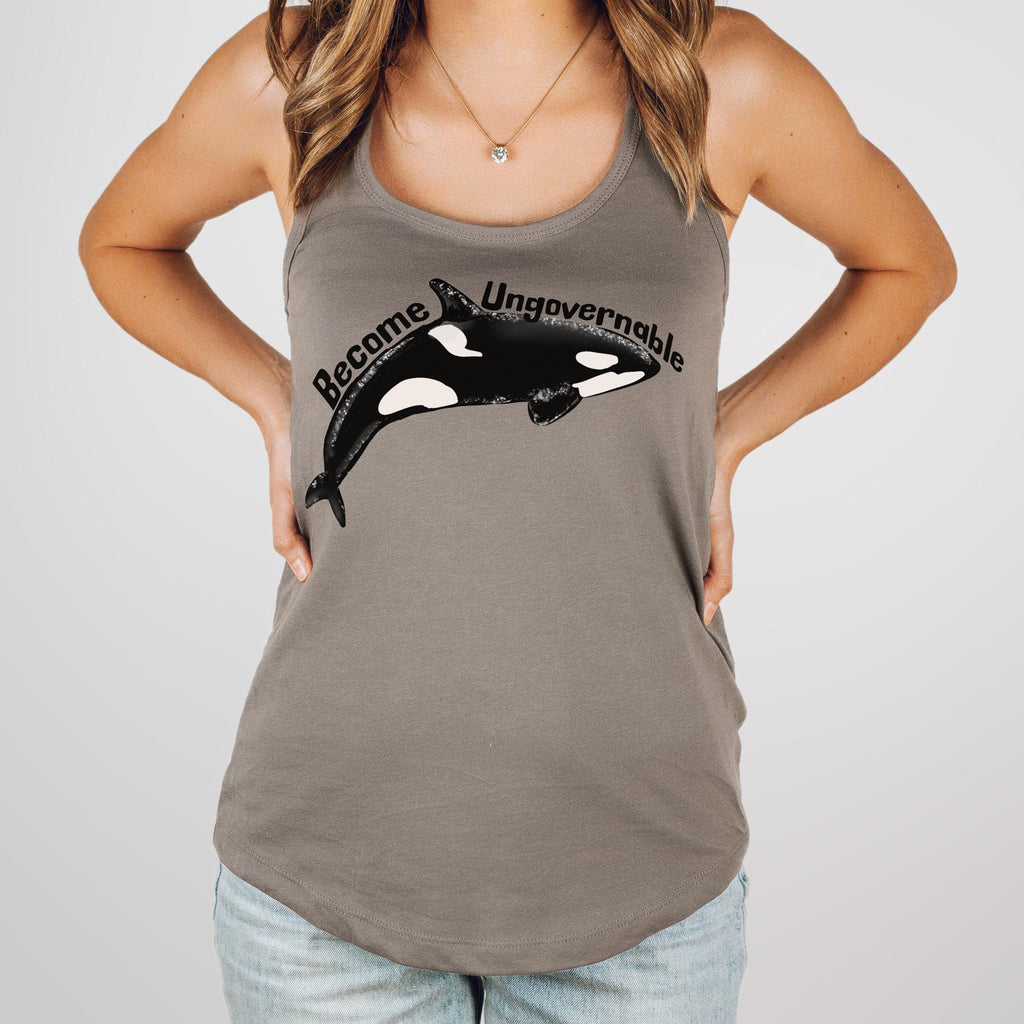 Additional photo of Become Ungovernable Orca tank top