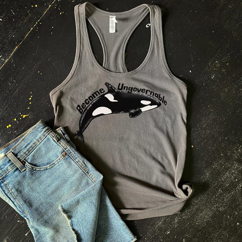 Product photo of Become Ungovernable Orca tank top