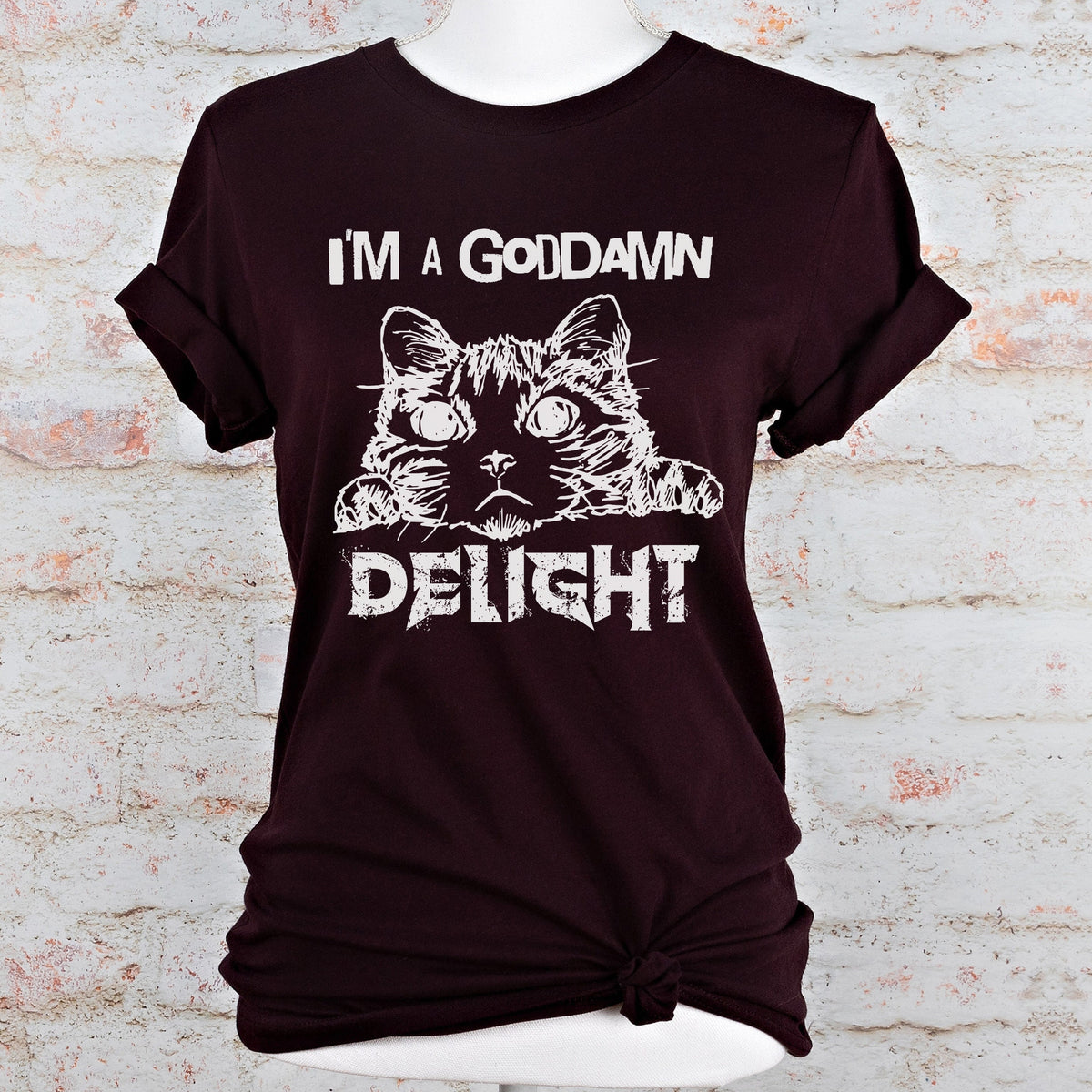 Additional photo of I’m a Goddamn Delight T-shirt