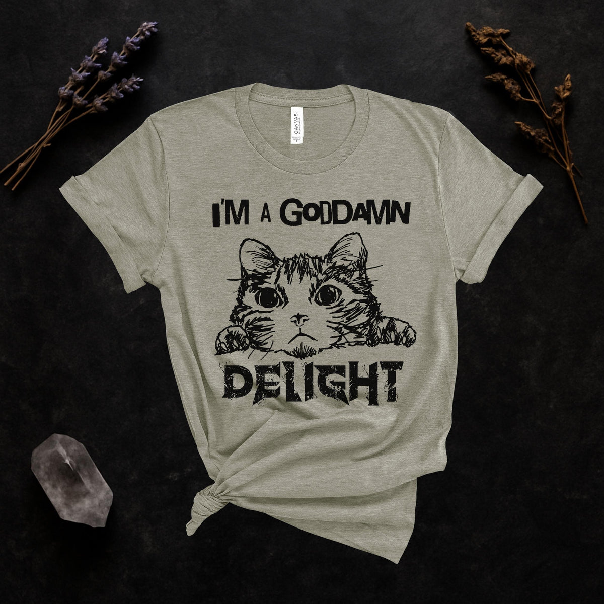 Additional photo of I’m a Goddamn Delight T-shirt