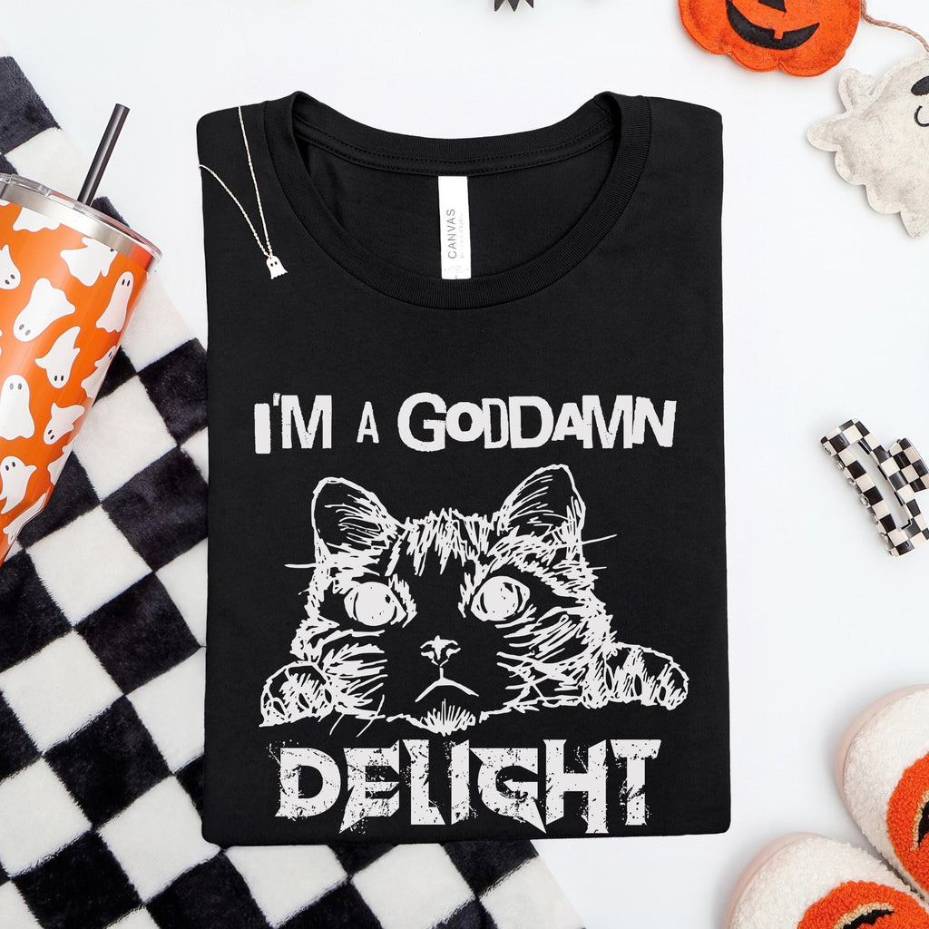Additional photo of I’m a Goddamn Delight T-shirt