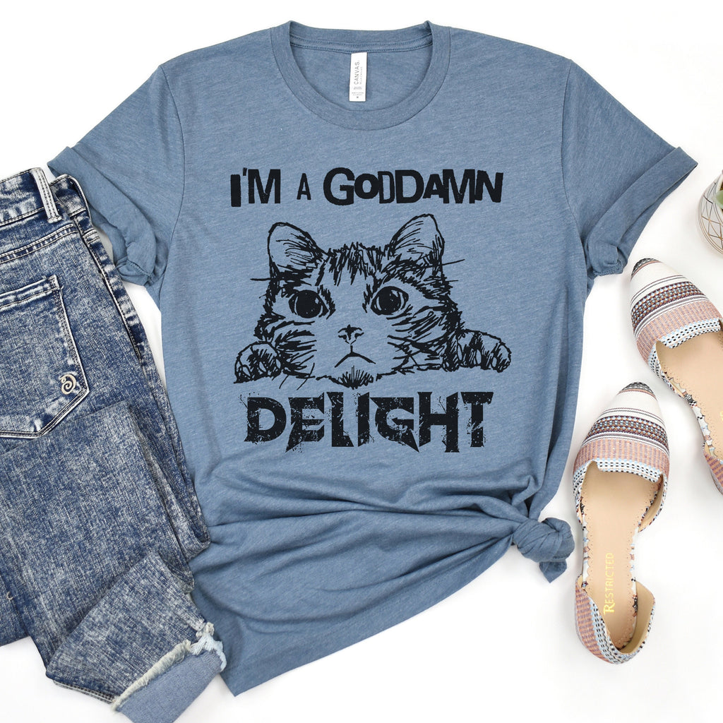 Additional photo of I’m a Goddamn Delight T-shirt
