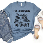 Additional photo of I’m a Goddamn Delight T-shirt