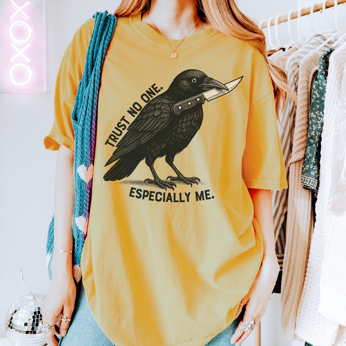 Additional photo of Trust No One Especially Me T-shirt