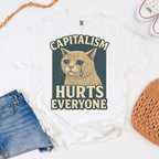 Additional photo of Capitalism Hurts Everyone T-shirt