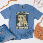 Additional photo of Capitalism Hurts Everyone T-shirt