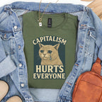 Additional photo of Capitalism Hurts Everyone T-shirt