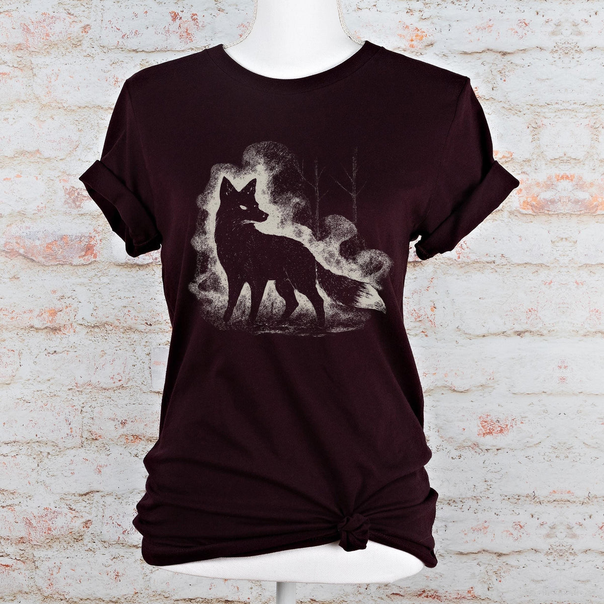 Product photo of Ghost Fox Graphic T-shirt