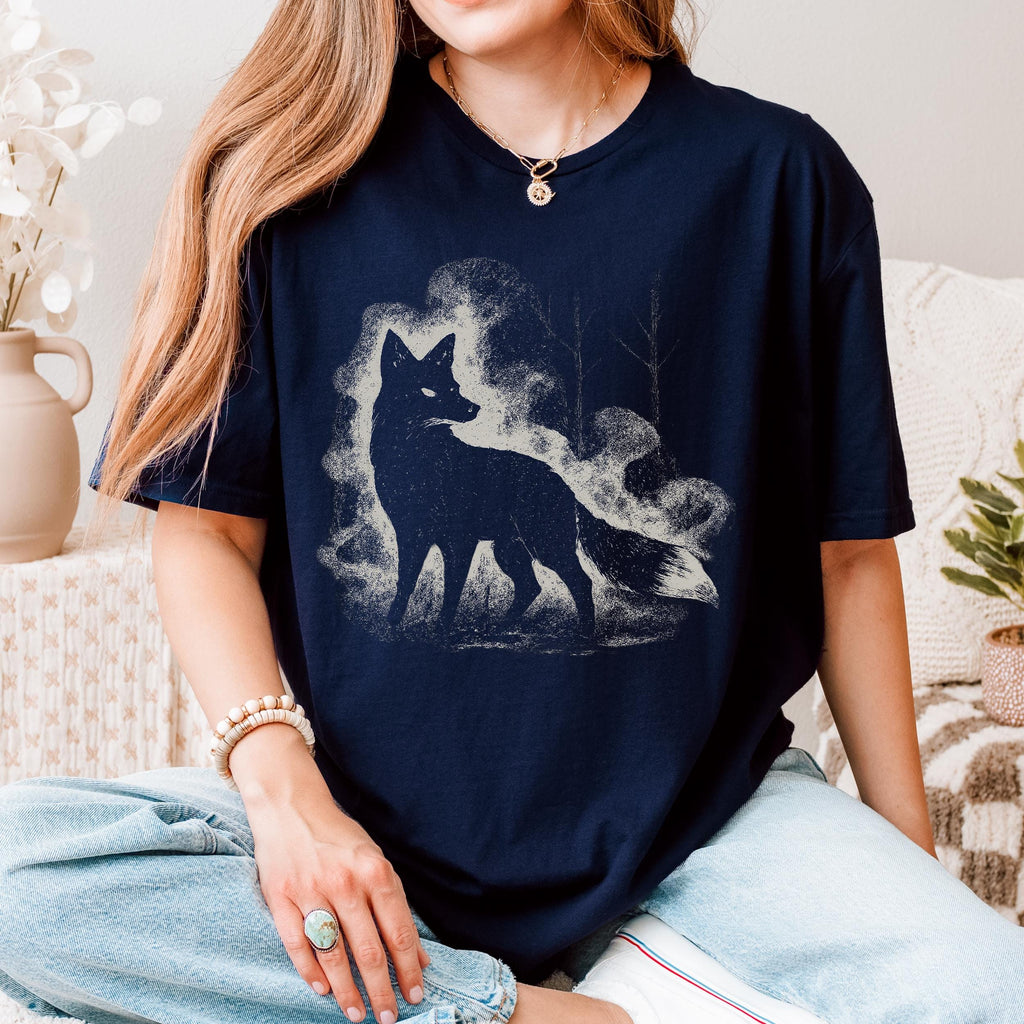 Additional photo of Ghost Fox Graphic T-shirt