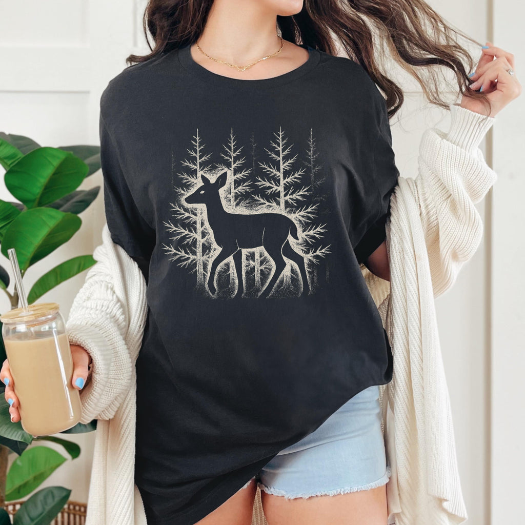 Additional photo of Forest Deer Graphic T-shirt