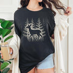 Additional photo of Forest Deer Graphic T-shirt