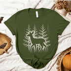 Additional photo of Forest Deer Graphic T-shirt