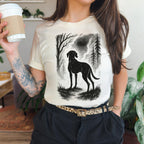 Product photo of Hound Dog in the Woods T-shirt