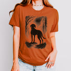 Additional photo of Hound Dog in the Woods T-shirt